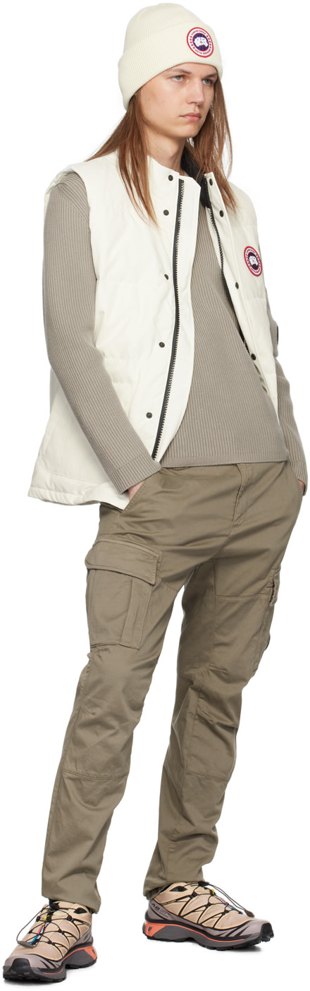 Canada Goose - White Freestyle Crew Down Vest