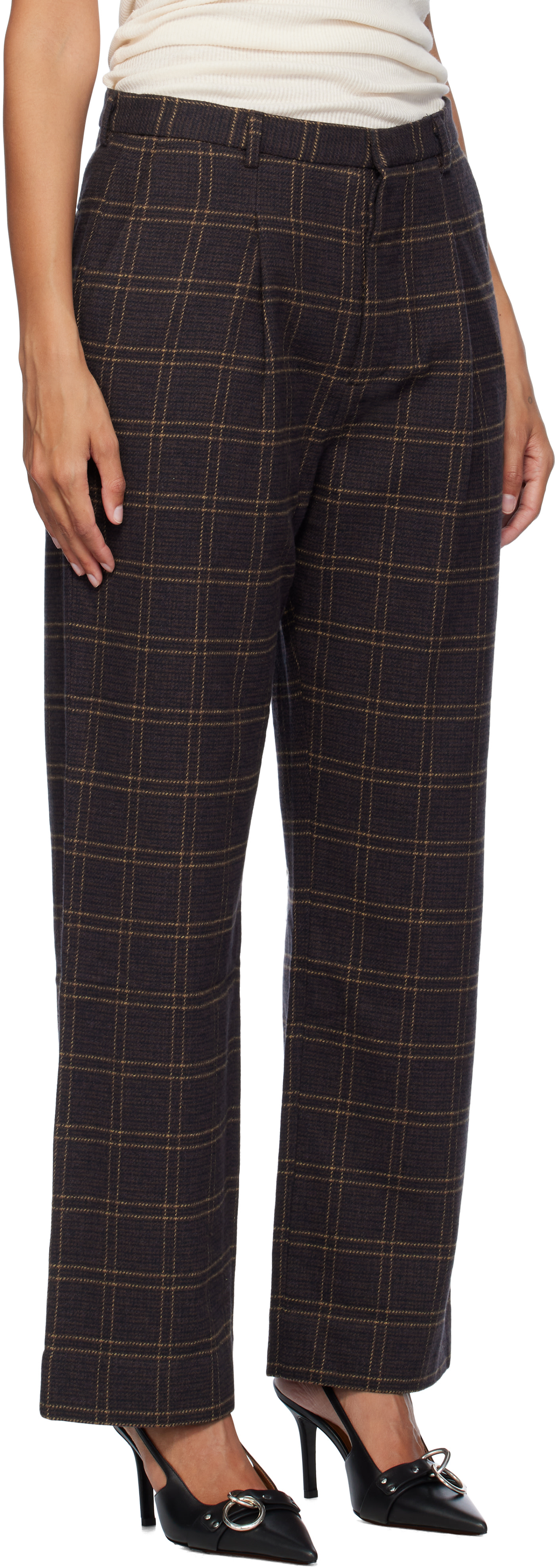 R13 - Pantalon décontracté brun