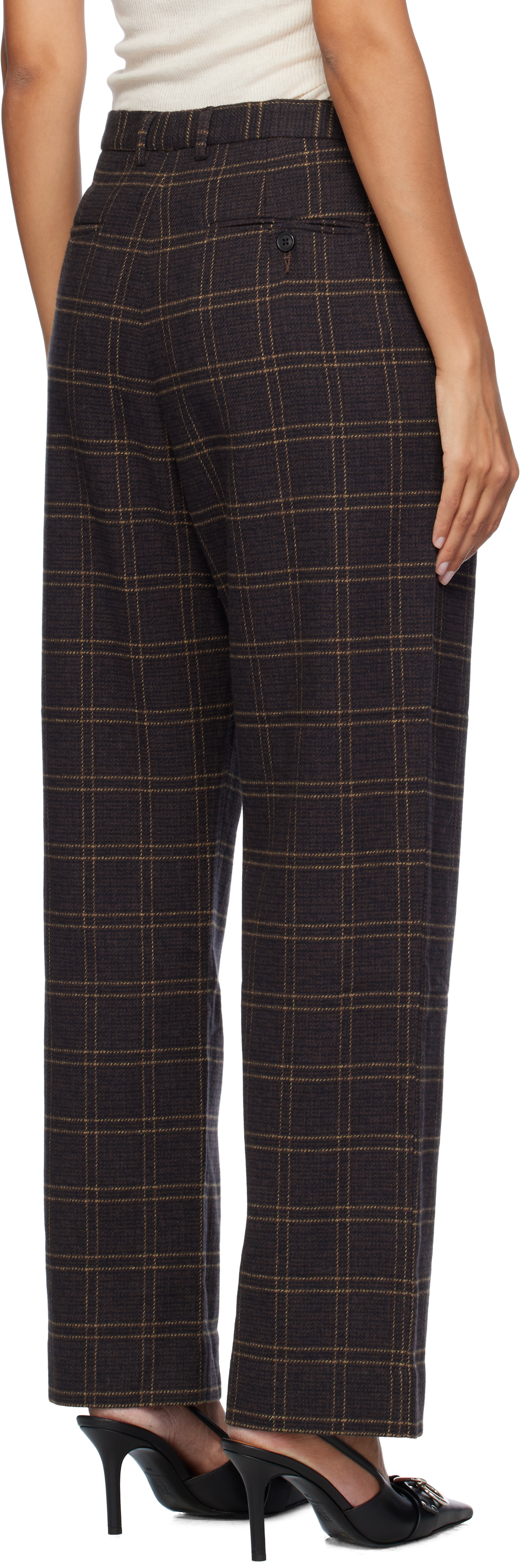 R13 - Pantalon décontracté brun