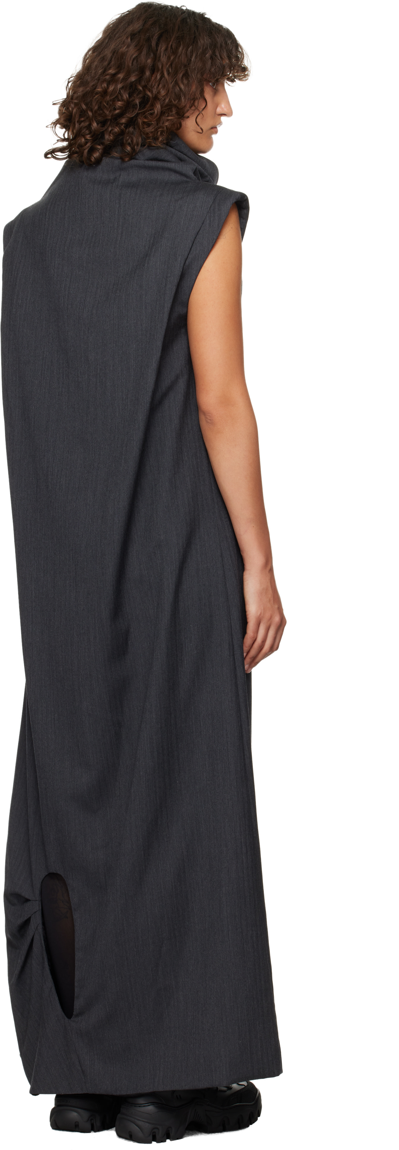 ADER error - Robe longue Product. 61 grise