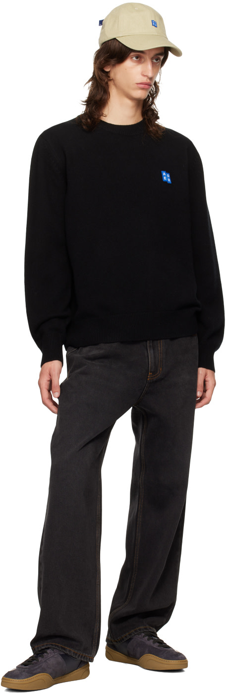 ADER error: Black TRS Tag 01 Sweater | SSENSE Germany