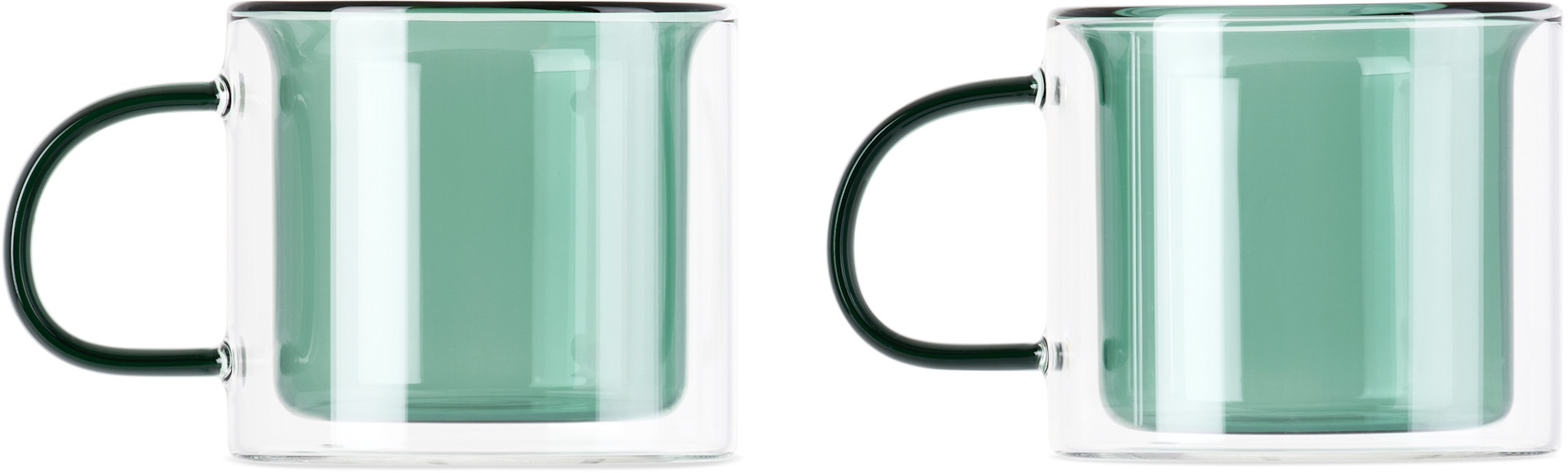 The Conran Shop - Ensemble de tasses Oslo vertes