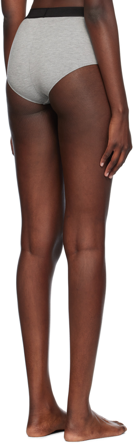 TOM FORD - Culotte grise en modal à logo