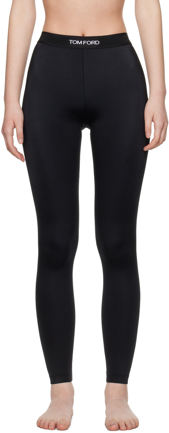TOM FORD - Legging noir à logo