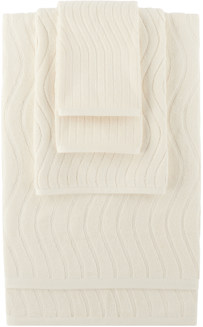 Baina - Off-White Essential Bathroom 05 Set, 5 pcs