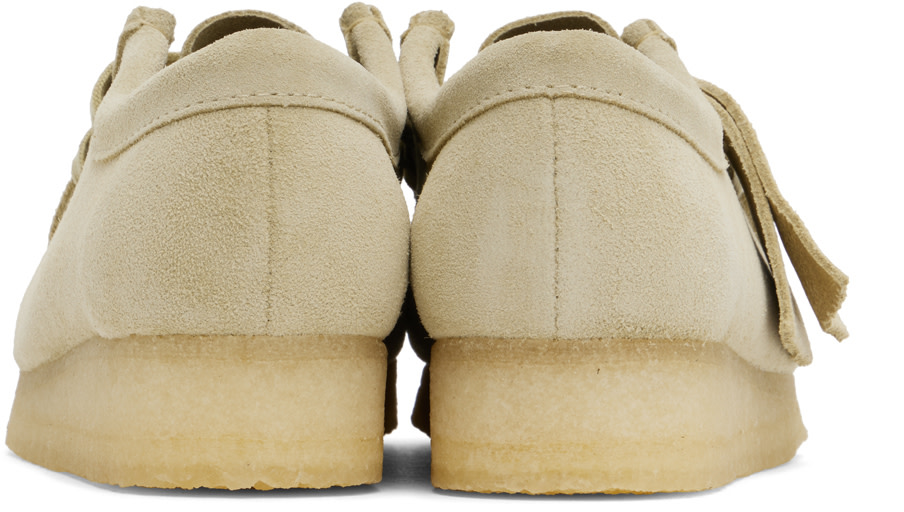 Clarks Wallabees ベージュ Clarks Originals: Beige Wallabee Derbys | SSENSE Canada