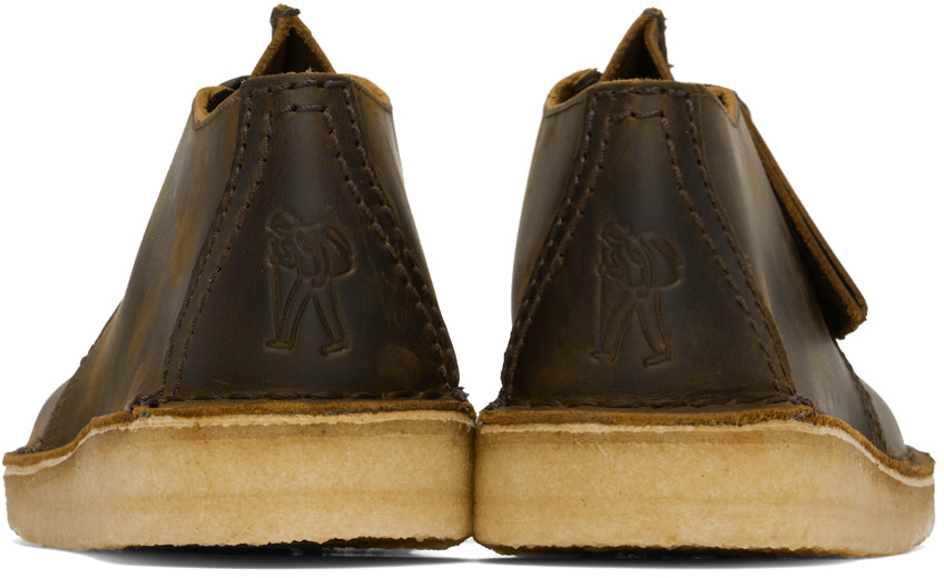 Clarks Originals: Brown Desert Trek Derbys | SSENSE