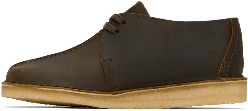Clarks Originals: Brown Desert Trek Derbys | SSENSE