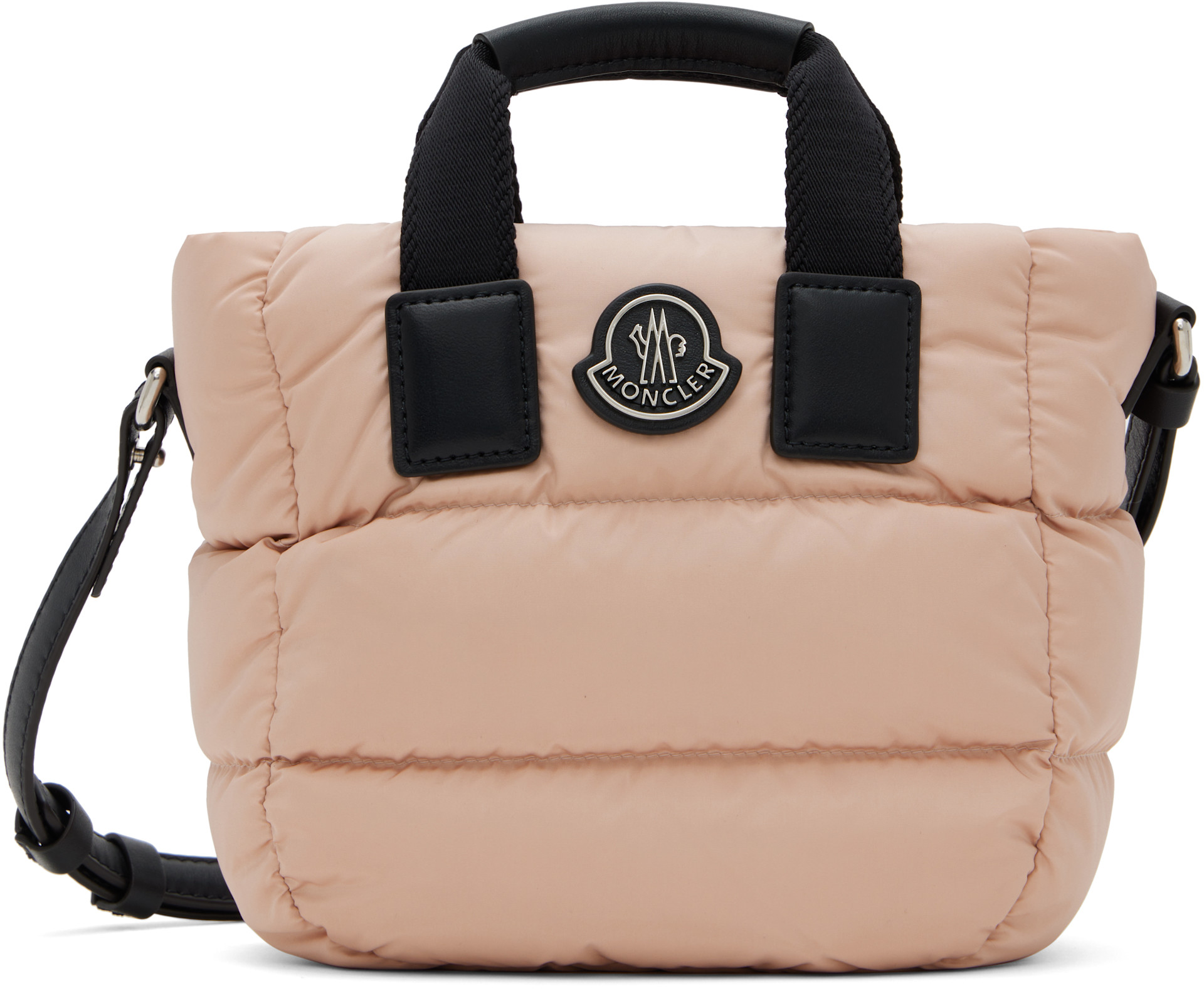 Moncler - Micro cabas Caradoc rose