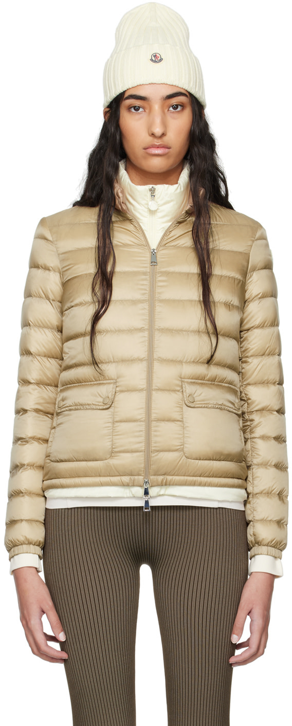 Moncler - 베이지 란스 다운 재킷