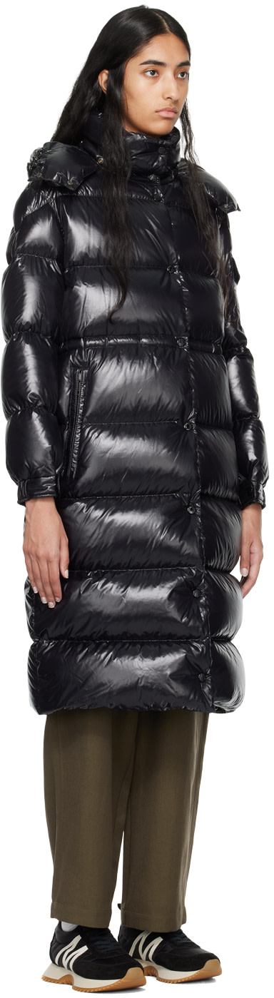 Moncler: Black Cavettaz Down Coat | SSENSE