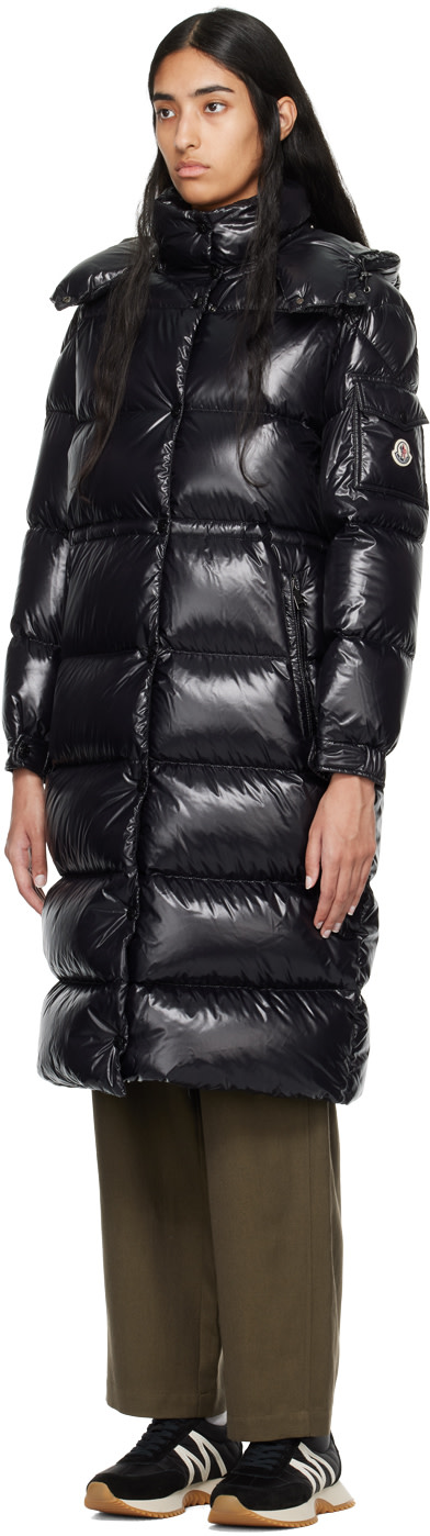 Moncler: Black Cavettaz Down Coat | SSENSE