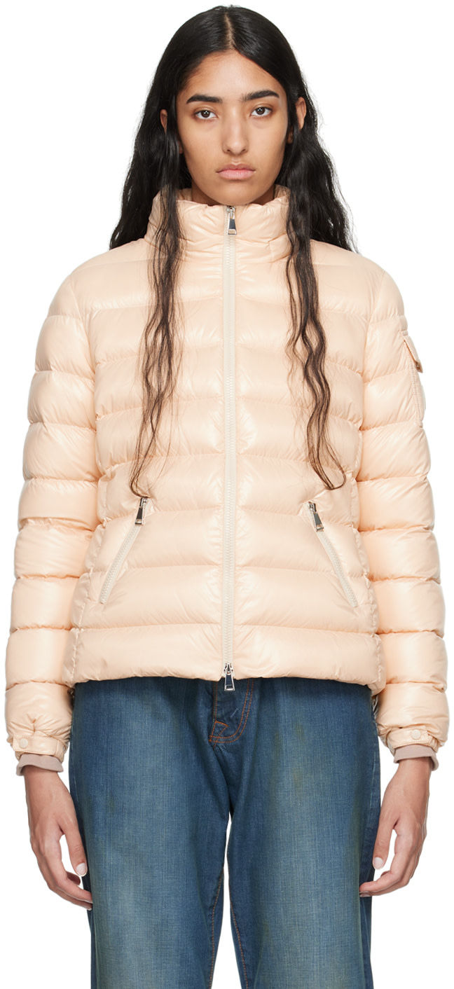 Moncler - 베이지 바디프 다운 재킷