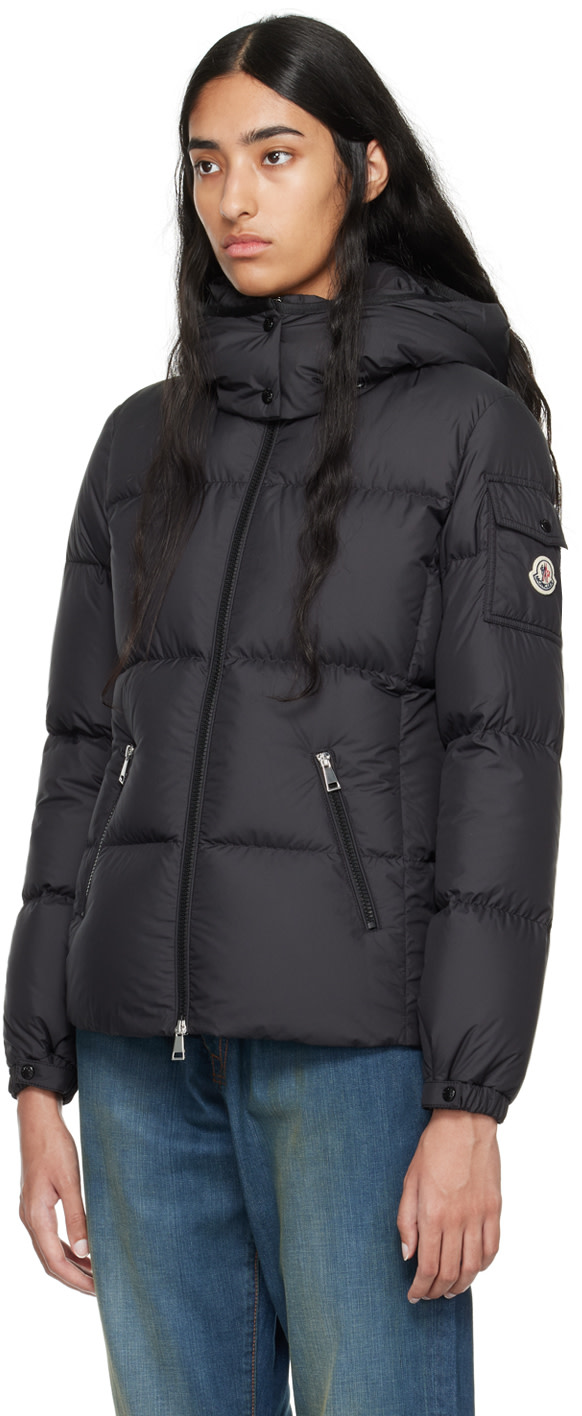 Moncler: ブラック Fourmines ダウンジャケット | SSENSE 日本