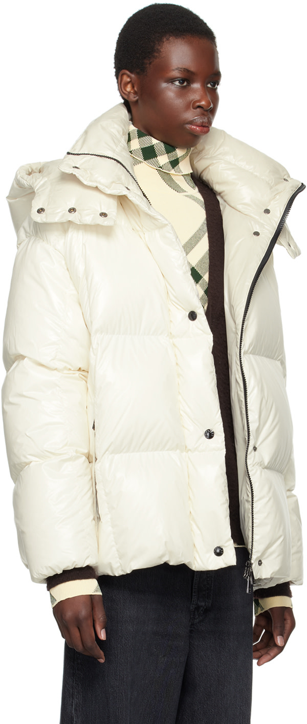 Moncler: White Parana Down Jacket | SSENSE Canada
