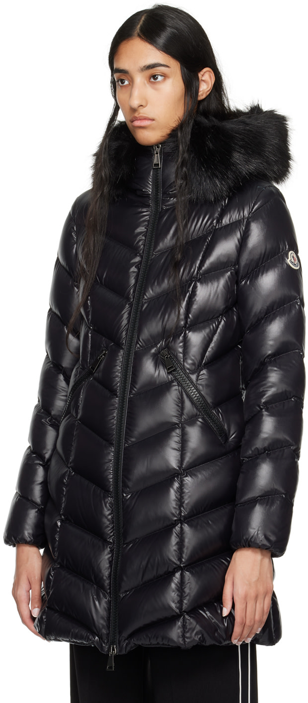 Moncler - 블랙 풀마러스 다운 코트