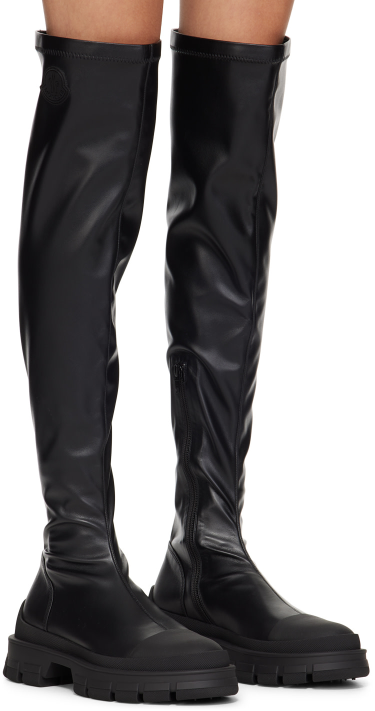 Moncler - Bottes hautes Hevea noires
