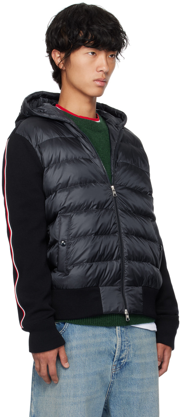 Moncler - ネイビー フード ダウンジャケット
