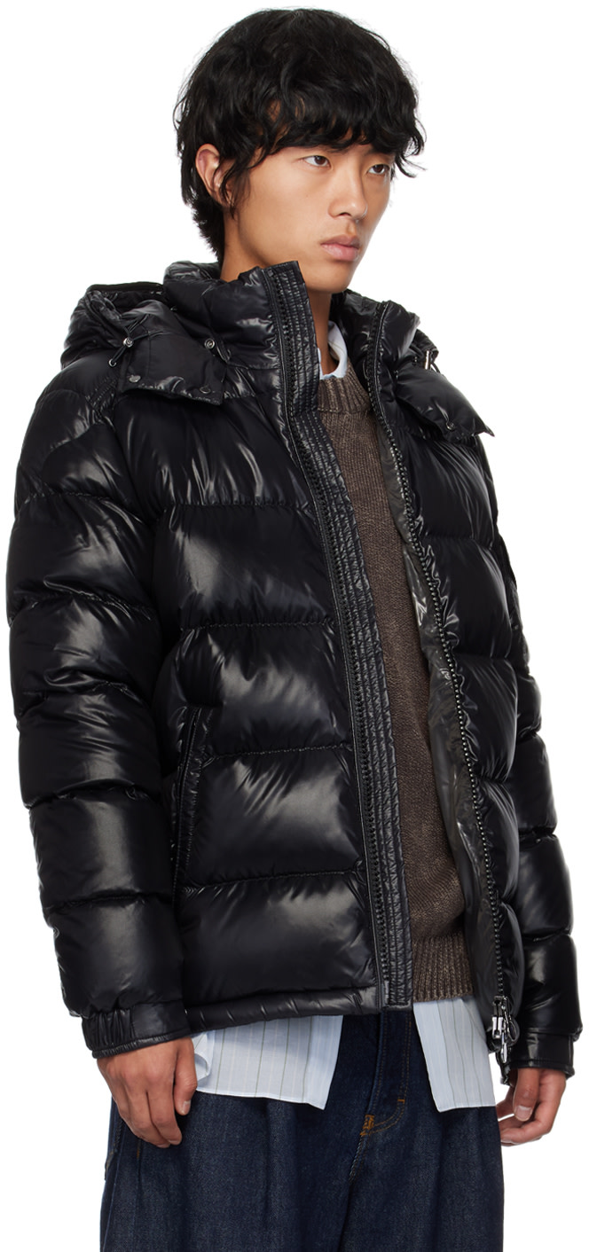 J*宝様 MONCLER MAYA ブラック ダウンジャケット Black Moncler Maya Matte Short Down Jacket - Short Down Jackets