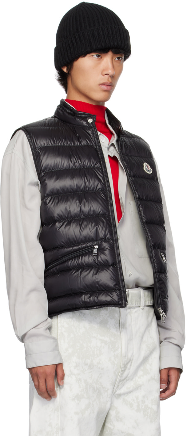 Moncler - 블랙 구이 다운 베스트