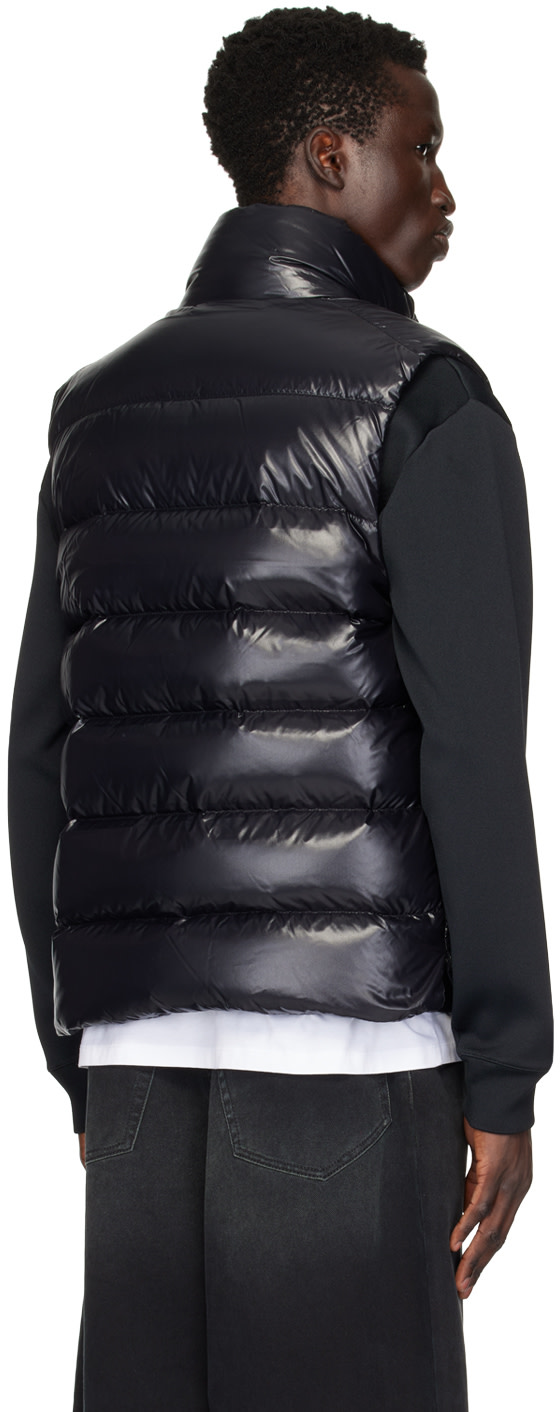 Moncler: Black Tibb Down Vest | SSENSE