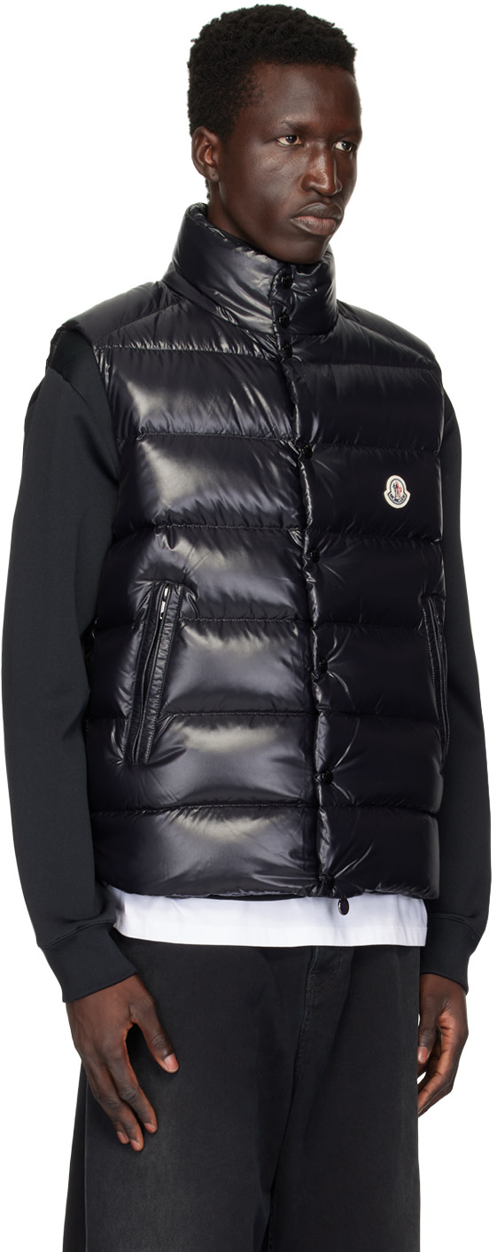 Moncler - 블랙 티브 다운 베스트
