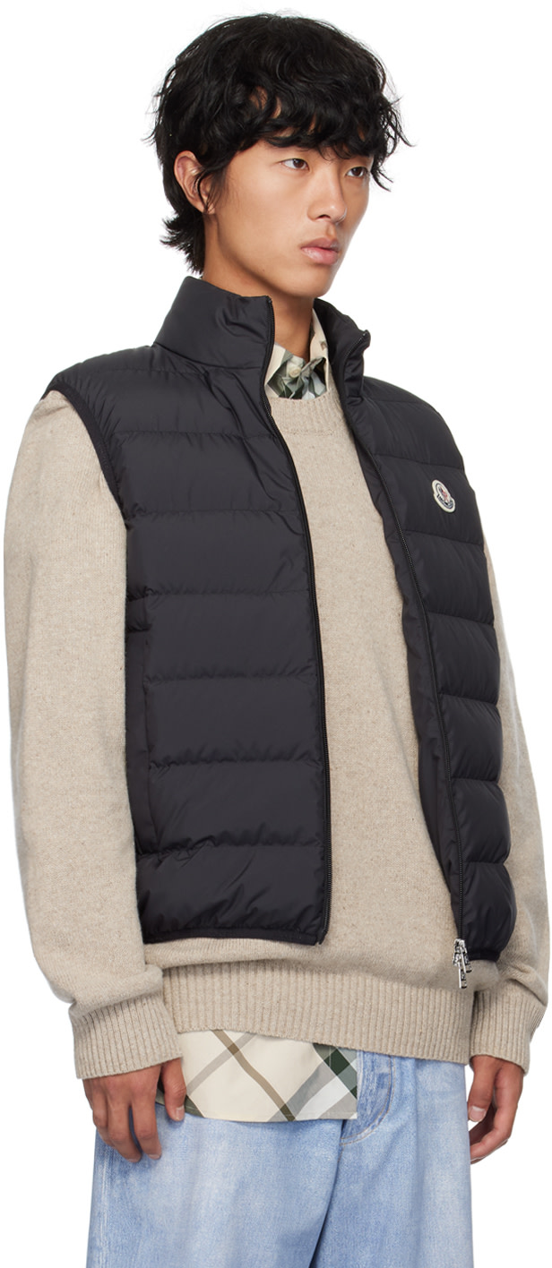 Moncler - 블랙 콘트린 다운 베스트
