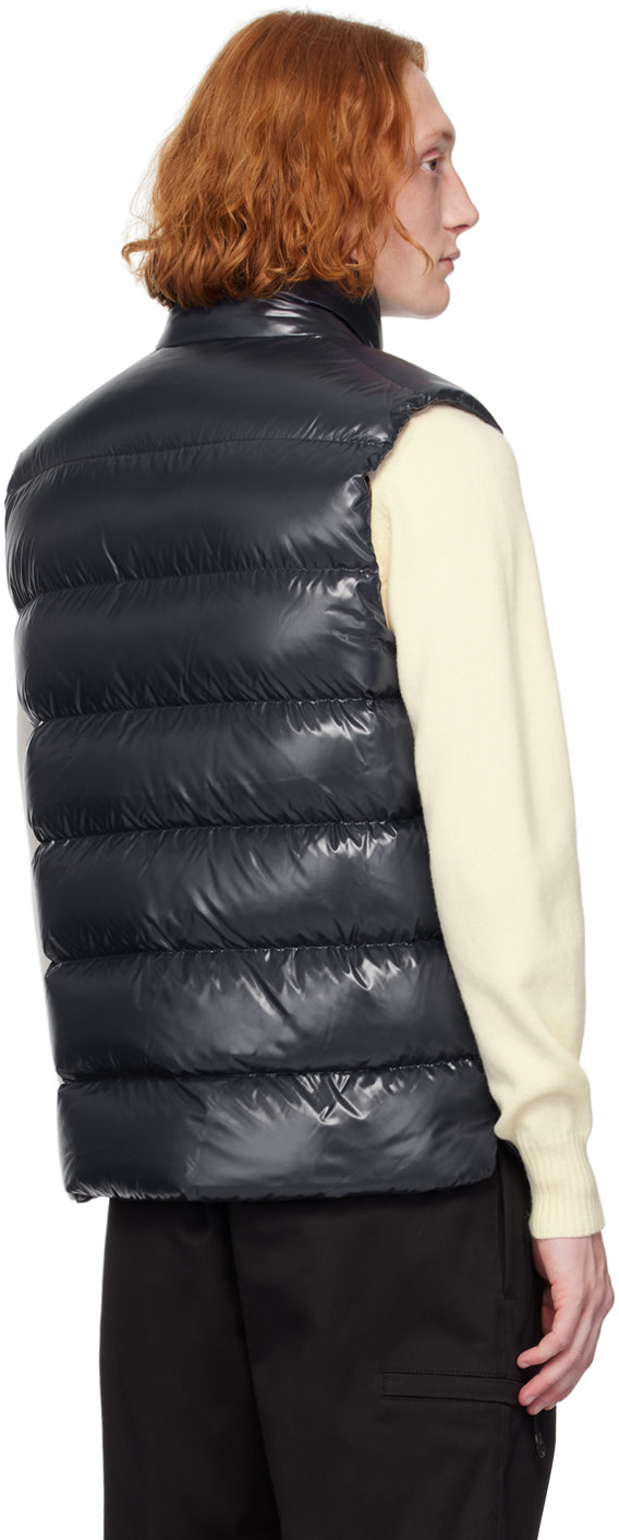 Moncler: ネイビー Tibb ダウンベスト | SSENSE 日本