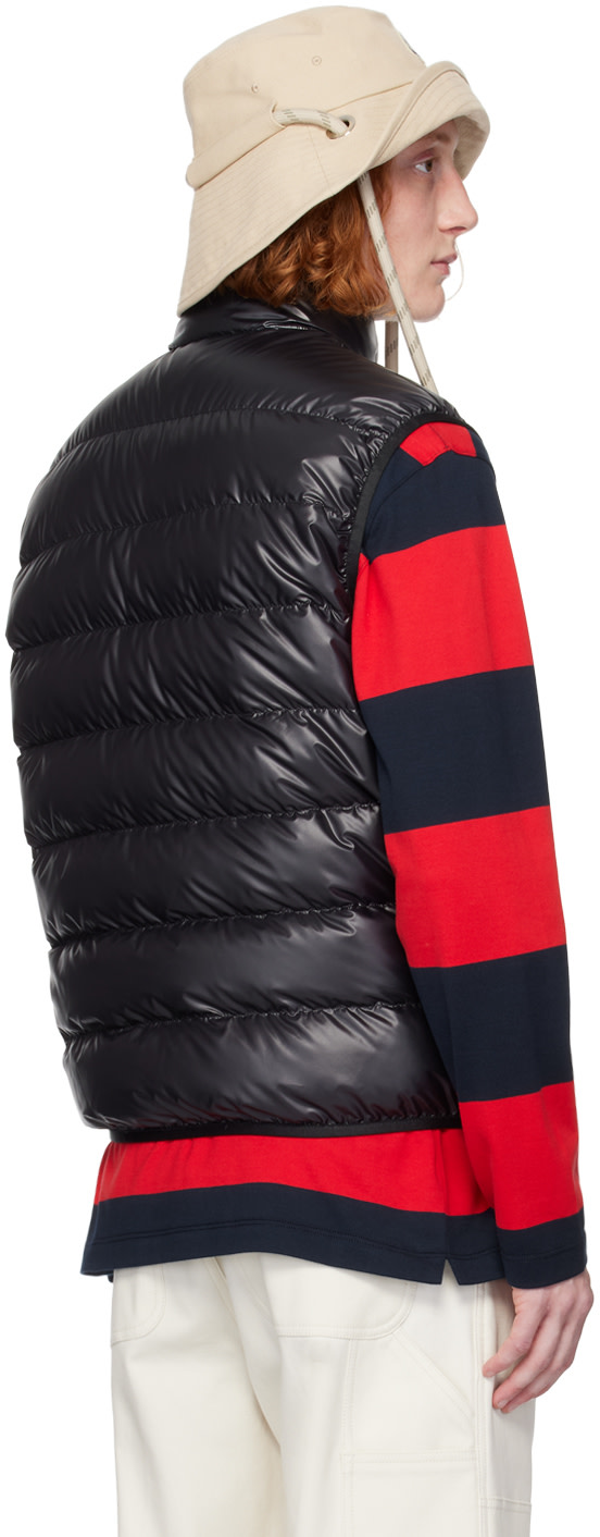 Moncler - 블랙 아우베 다운 베스트