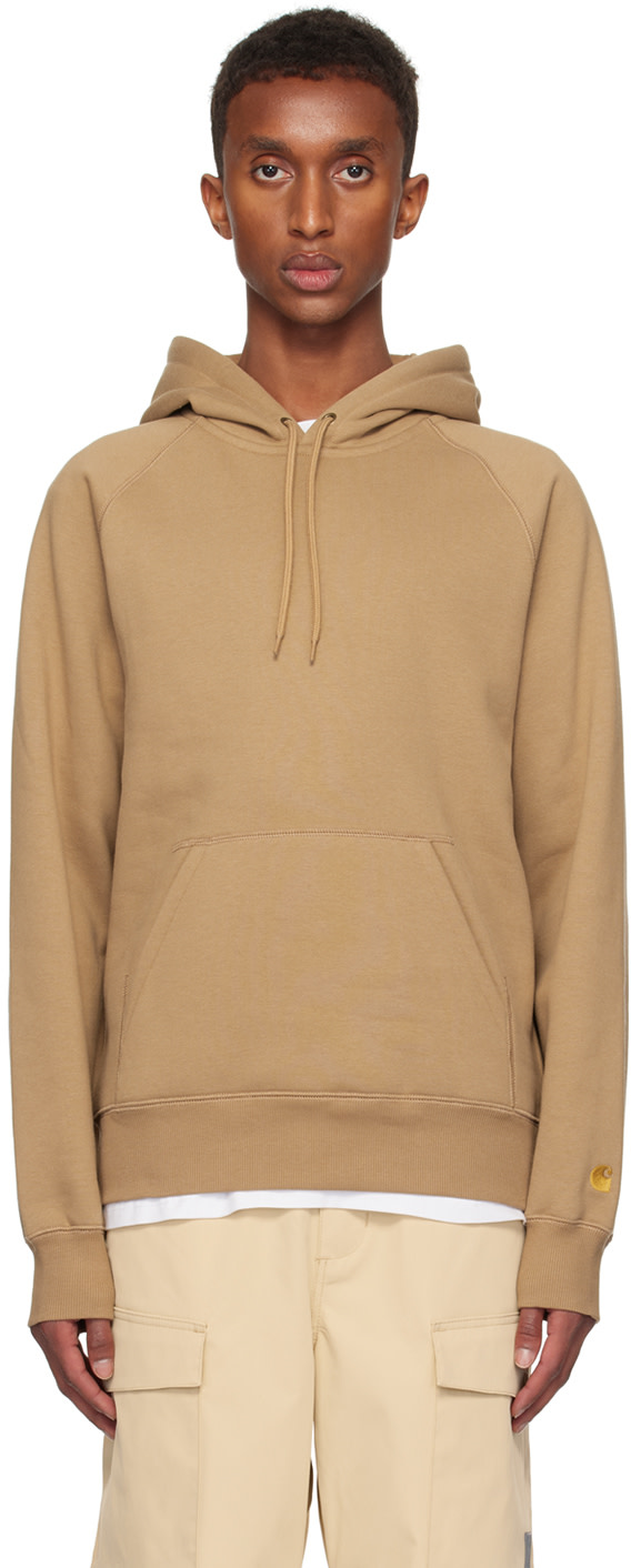 Carhartt Work In Progress - Pull à capuche brun clair - Chase