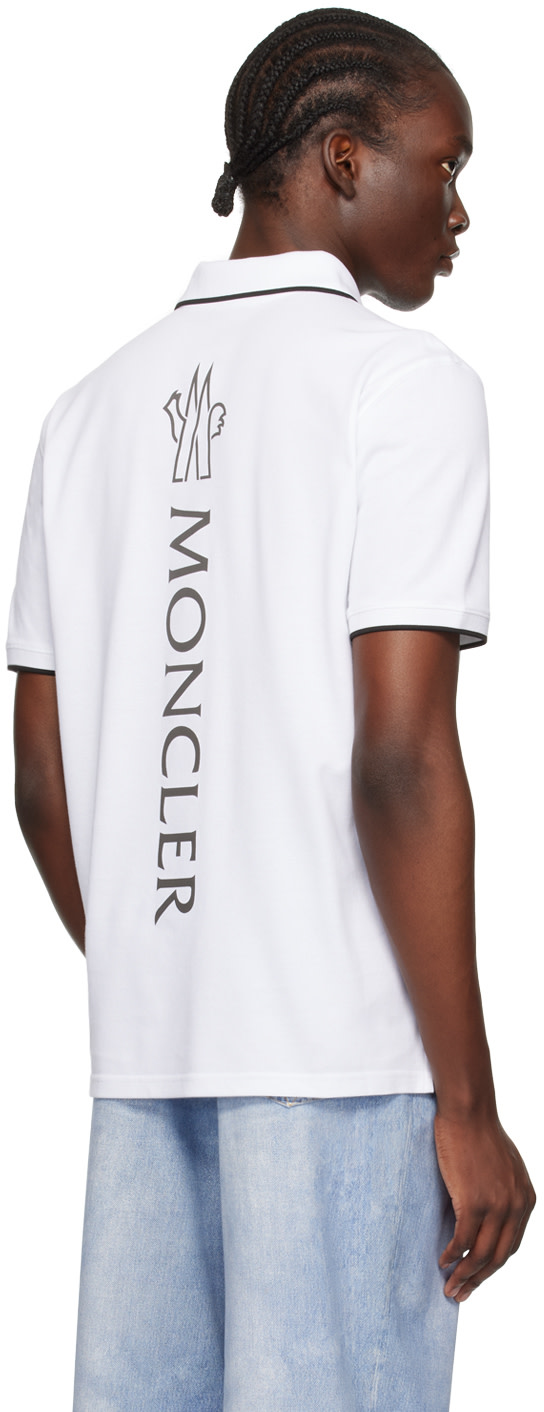 Moncler - White Logo Patch Polo
