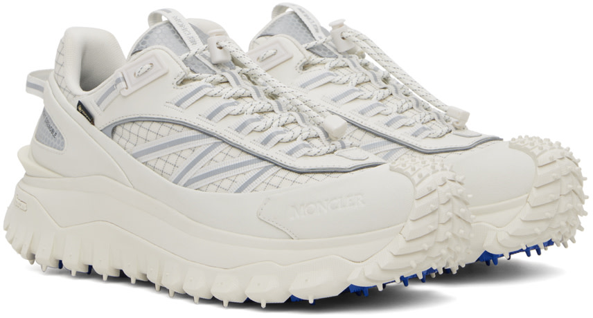 Moncler: White Trailgrip GTX Sneakers | SSENSE