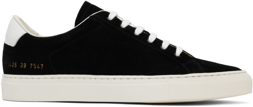 Common Projects - 블랙 레트로 스니커즈