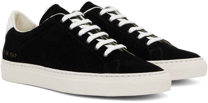 Common Projects - 블랙 레트로 스니커즈