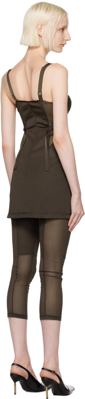 KNWLS - Robe courte Grace brune