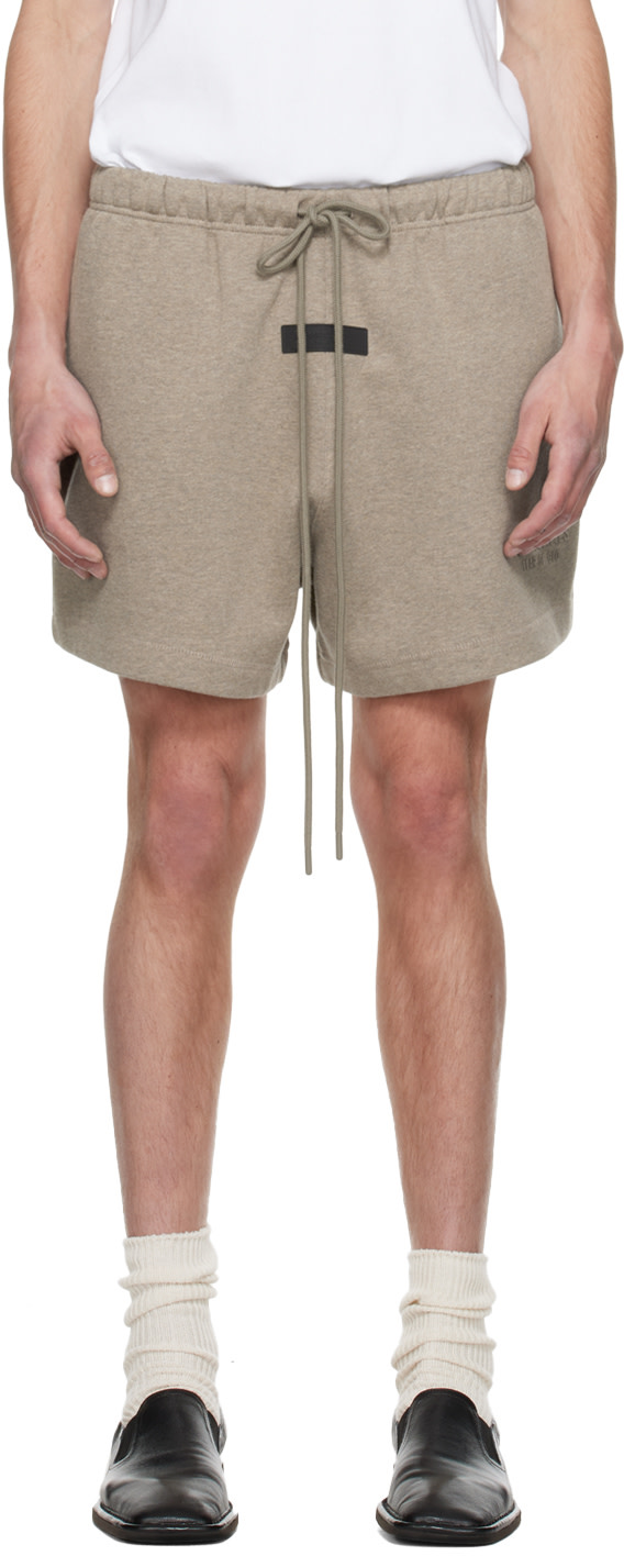 Fear of God ESSENTIALS - Gray Drawstring Shorts