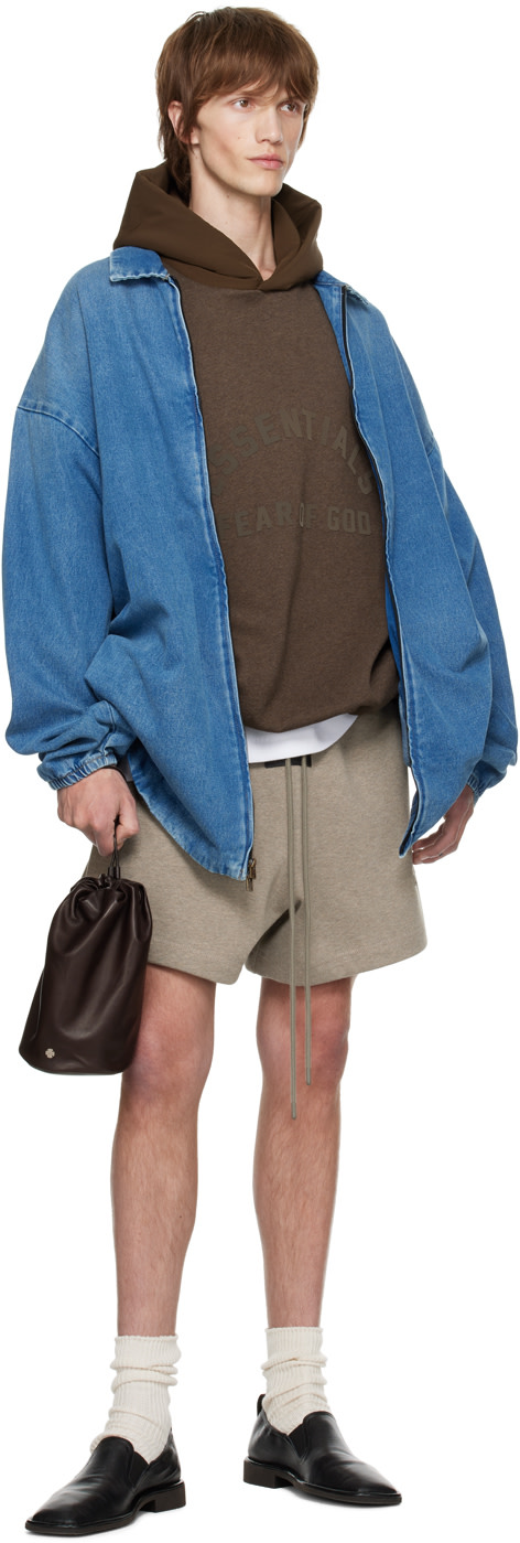 Fear of God ESSENTIALS - Gray Drawstring Shorts