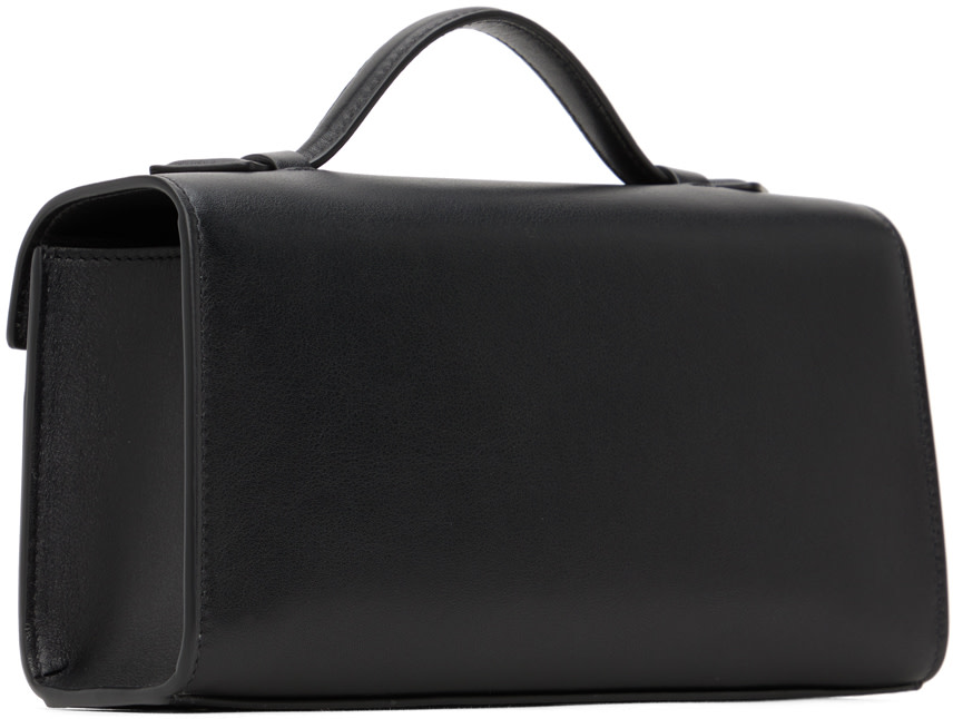 Savette: ブラック Symmetry Pochette トップハンドル バッグ | SSENSE