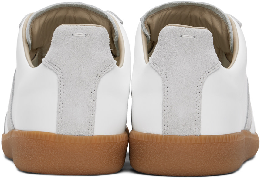 Maison Margiela - Baskets Replica blanc et gris