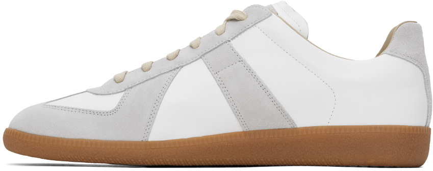 Maison Margiela - Baskets Replica blanc et gris