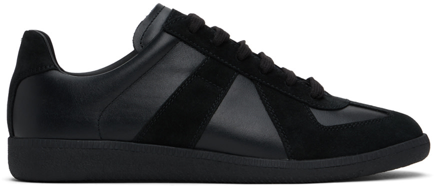 置物 Maison Margiela REPLICA Maison Margiela: Black Replica Sneakers | SSENSE