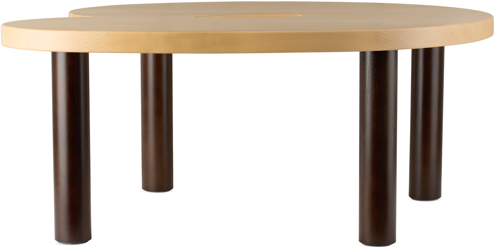 HEM - Brown Round Worm Coffee Table