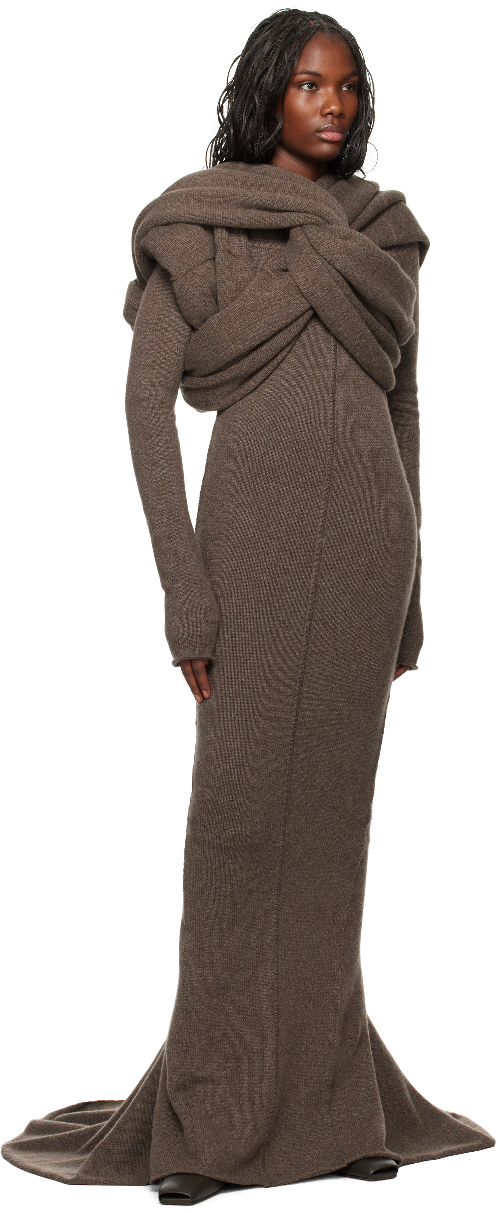 Rick Owens: Gray Porterville Triple Donut Tank Top | SSENSE