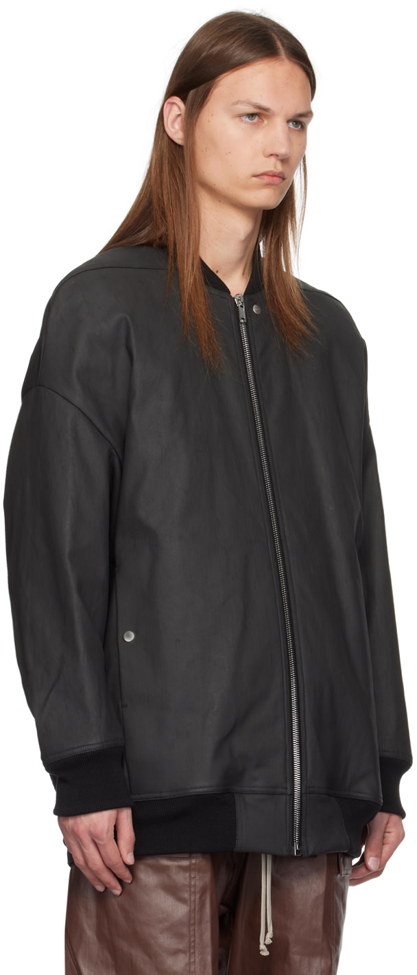 ジャケット・アウター Rick Owens JUMBO PETER FLIGHT JACKET Rick Owens: ブラック Porterville Jumbo Peter フライトジャケット