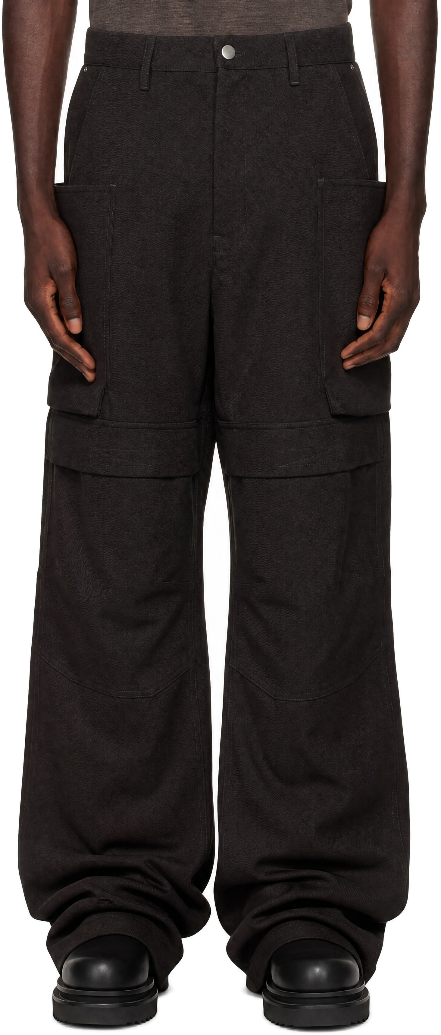 Rick Owens - Gray Porterville Stefan Cargo Pants