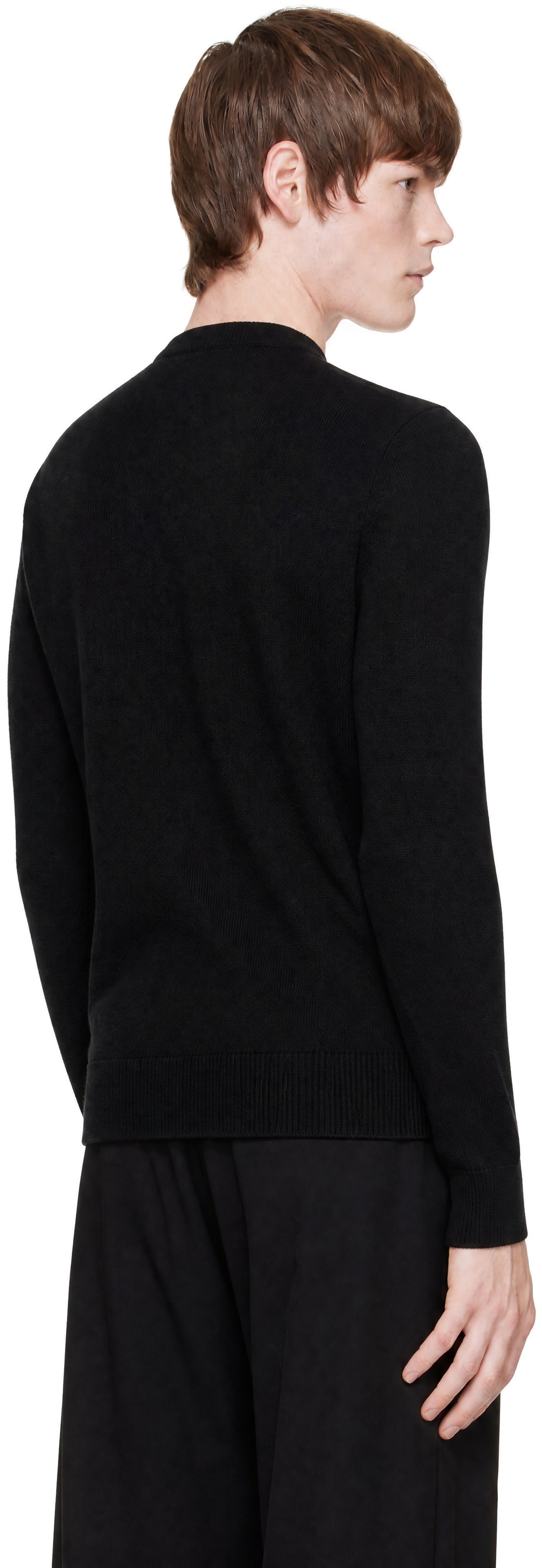 COMME des GARÇONS PLAY: ブラック ダブルハート カーディガン