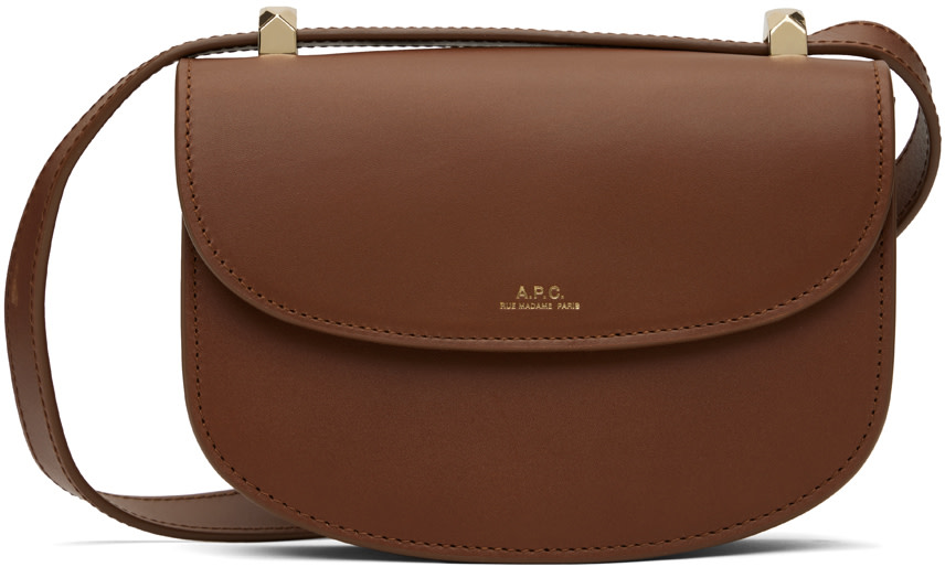 A.P.C. - Mini sac Genève brun clair