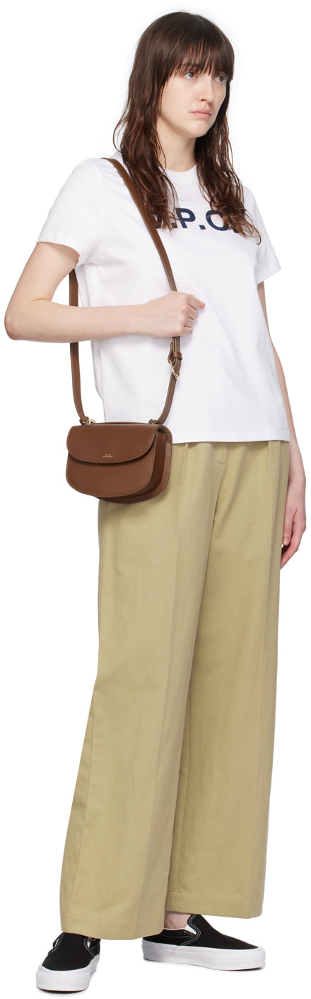 A.P.C. - Mini sac Genève brun clair