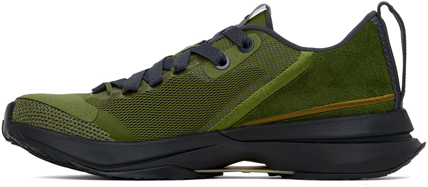 Lanvin - Khaki L-I Mesh Sneakers