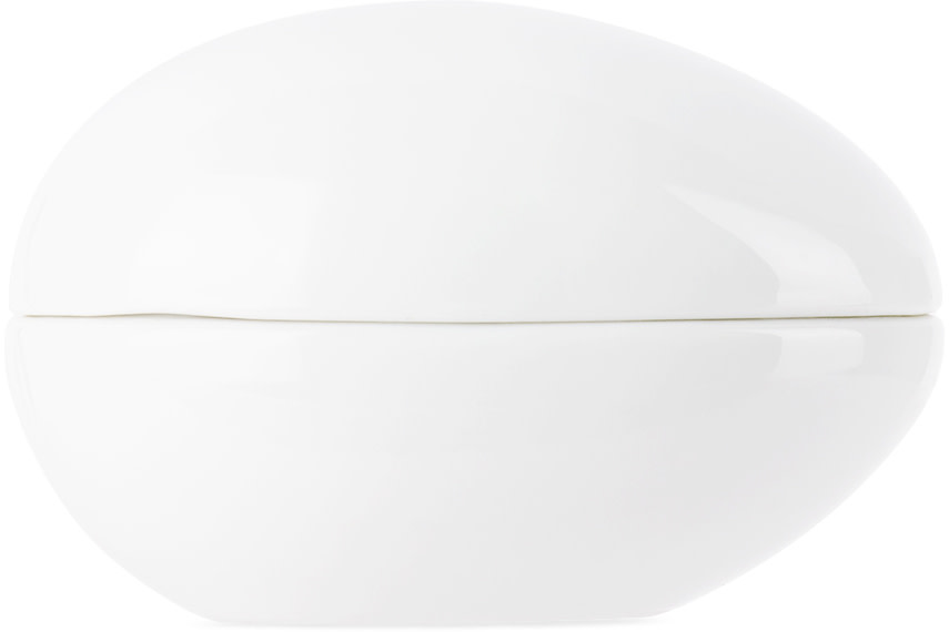 Gohar World - Plat en forme d'œuf blanc
